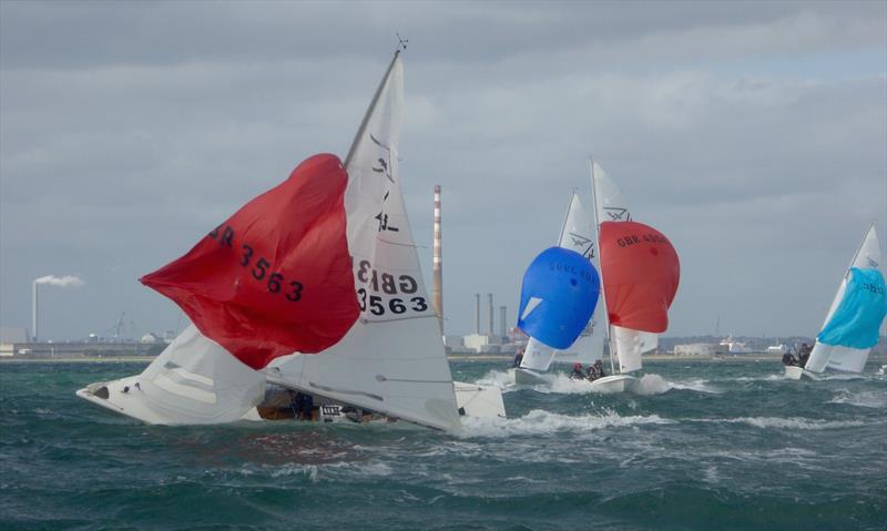 Wing mark wipeouts on day 5 Subaru Flying Fifteen World Championship - photo © Jonny Fullerton