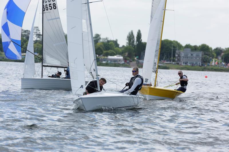 Simon Kneller and Ashley Painter won the Open Fleet during the Grafham Flying Fifteen Open photo copyright Paul Sanwell / OPP taken at Grafham Water Sailing Club and featuring the Flying Fifteen class