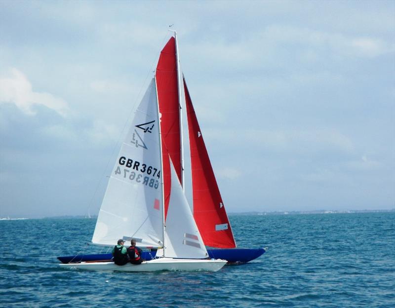 Bembridge Village Regatta photo copyright Mike Samuelson taken at Bembridge Sailing Club and featuring the Flying Fifteen class