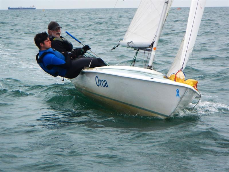 Bembridge late August keelboat racing photo copyright Mike Samuelson taken at Bembridge Sailing Club and featuring the Flying Fifteen class