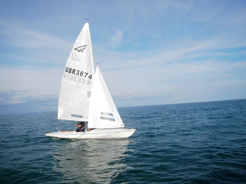 September sunshine for the Bembridge keelboats photo copyright Mike Samuelson taken at Bembridge Sailing Club and featuring the Flying Fifteen class