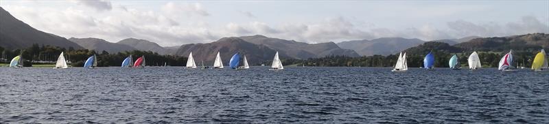 Action from Sunday's racing during the VOOM Keelboat Weekend at Ullswater photo copyright Alison Bass taken at Ullswater Yacht Club and featuring the Flying Fifteen class