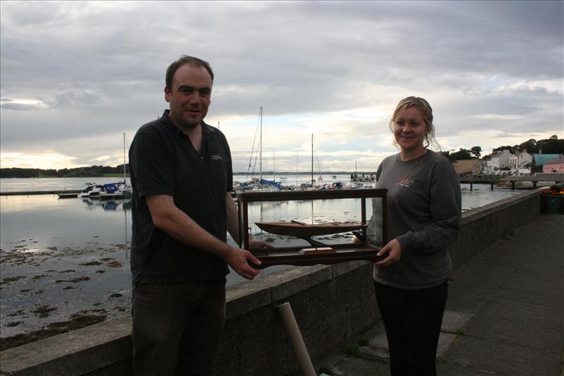Peter Lawson & Jo Bridges win the Flying Fifteen Boston Trophy at Portaferry photo copyright John Wilkinson taken at Portaferry Sailing Club and featuring the Flying Fifteen class