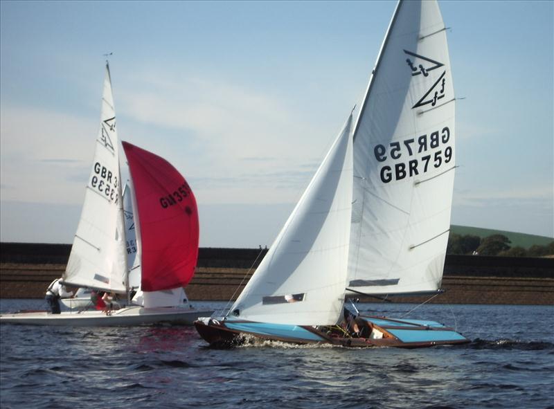 Flying Fifteens at Dovestone photo copyright David McKee taken at Dovestone Sailing Club and featuring the Flying Fifteen class