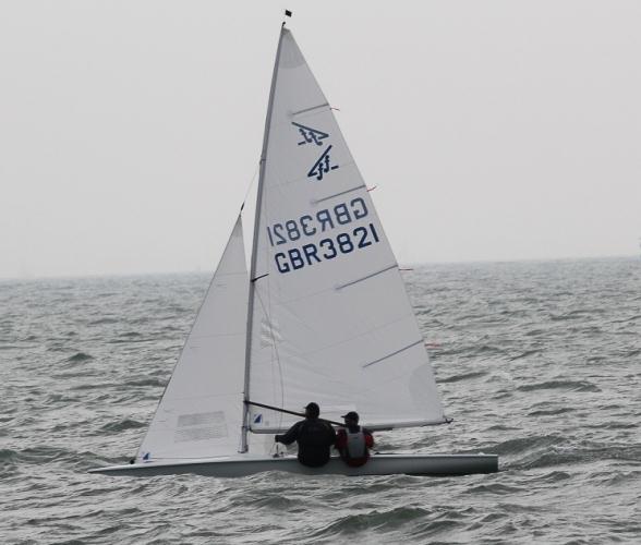 Flying Fifteen Southern Championship in Cowes photo copyright Andrew Millband taken at Cowes Corinthian Yacht Club and featuring the Flying Fifteen class