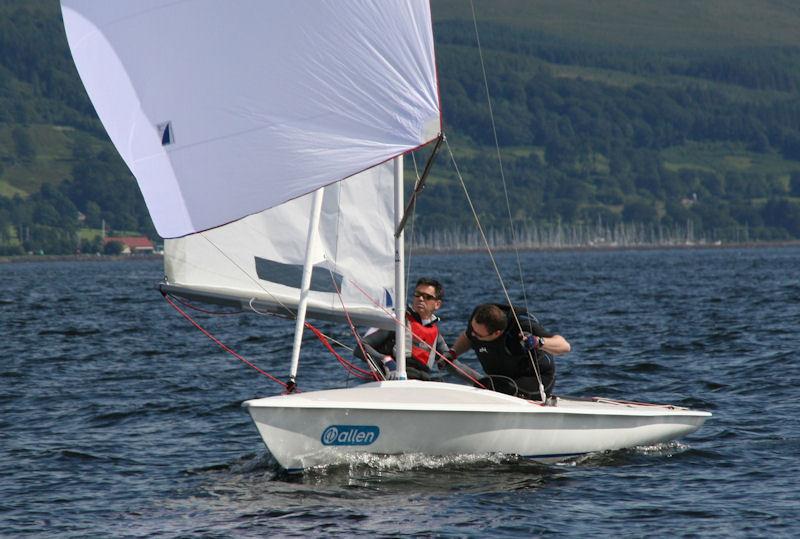Hong Kong Hopes: Hamish Mackay and Andy Lawson are the top Scots, and hope to qualify for the Hong Kong Worlds photo copyright Alan Henderson / www.fotoboat.com taken at Largs Sailing Club and featuring the Flying Fifteen class