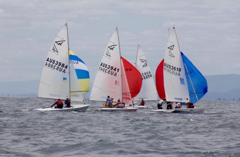 Day 2 - Flying Fifteen Australian Championships photo copyright Andrew Weber taken at Mornington Yacht Club and featuring the Flying Fifteen class