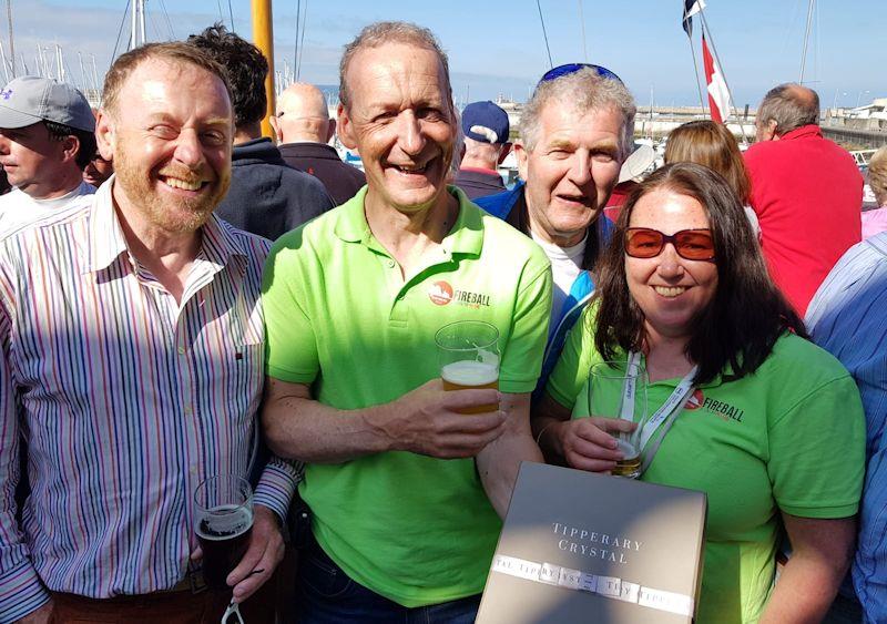 Conor O'Leary and Alistair Court took third overall in the Flying Fifteens at the the Volvo Dun Laoghaire Regatta photo copyright Frank Miller taken at Dun Laoghaire Motor Yacht Club and featuring the Flying Fifteen class