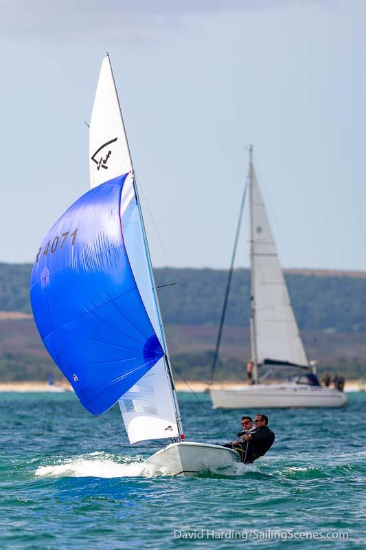 Graham Vials and Chris Turner win the Flying Fifteen National Championships at Parkstone photo copyright David Harding / www.sailingscenes.co.uk taken at Parkstone Yacht Club and featuring the Flying Fifteen class