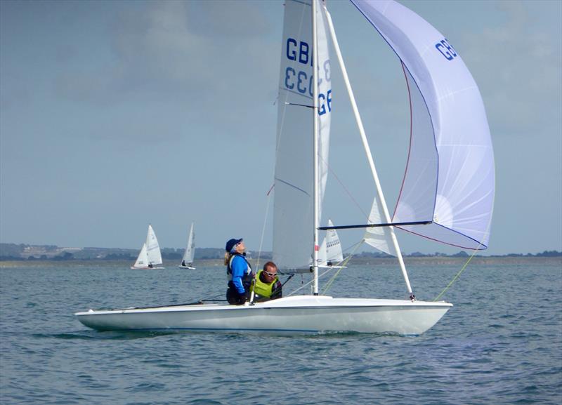 GBR4033 Waples McKellar 2nd R12 - Subaru Flying Fifteen World Championship 2019 photo copyright Jonny Fullerton taken at  and featuring the Flying Fifteen class