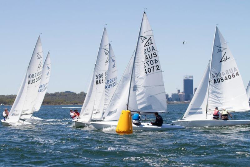 Goolugatup Sailing Carnival in Western Australia photo copyright Bernie Kaaks taken at South of Perth Yacht Club and featuring the Flying Fifteen class