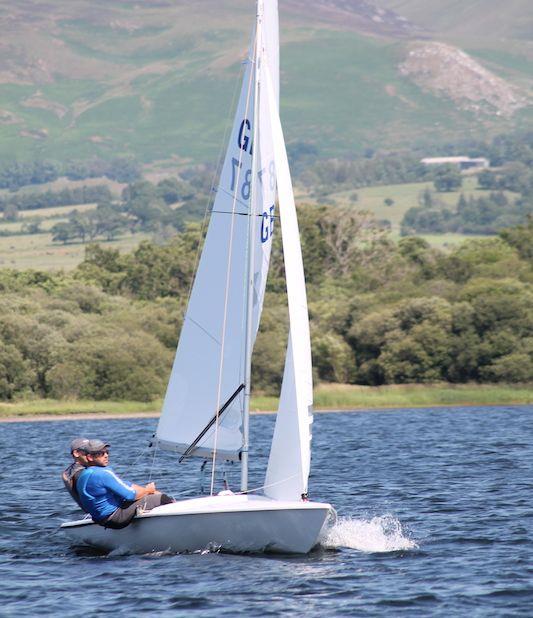 The new Ginger Boats FF15 takes fourth place in the Flying Fifteen Northern Championship at Bassenthwaite photo copyright William Carruthers taken at Bassenthwaite Sailing Club and featuring the Flying Fifteen class