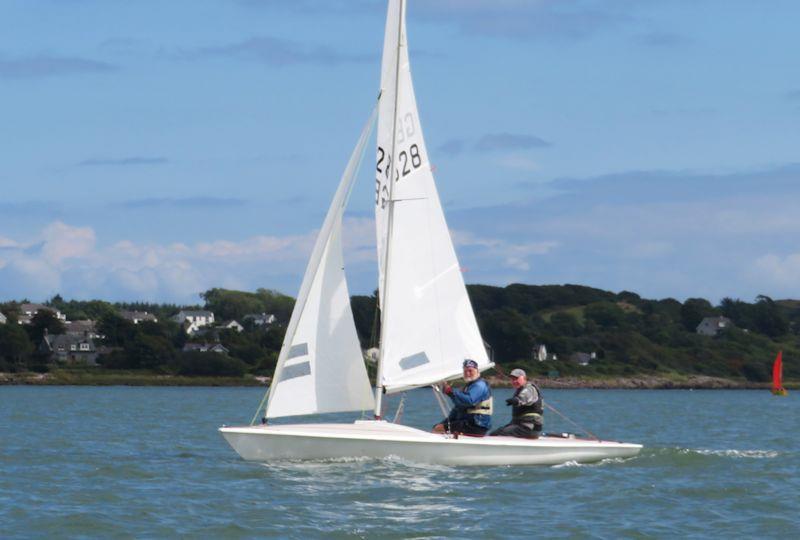 Chris Taylor and Stephen Gaughan heading home - Kippford Week at Solway photo copyright John Sproat taken at Solway Yacht Club and featuring the Flying Fifteen class