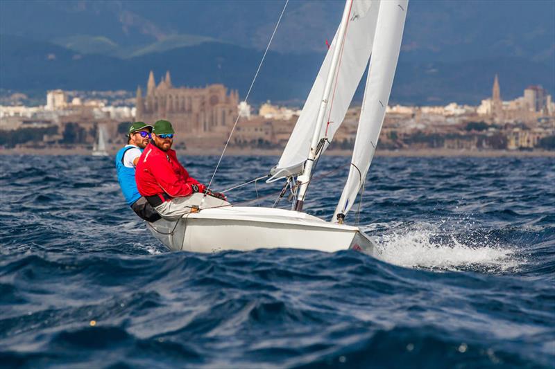 James Waugh & Lockie Stuart (ESP 3724) racing in the Flying Fifteen class at PalmaVela photo copyright Nico Martinez / www.MartinezStudio.es taken at Real Club Náutico de Palma and featuring the Flying Fifteen class