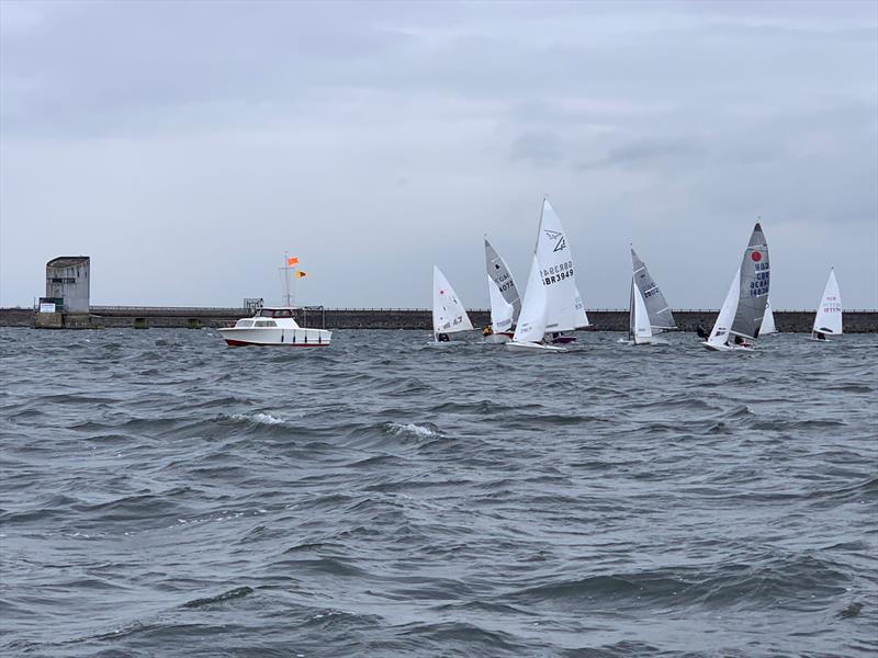 Strong winds for the Burton Blizzard  photo copyright Steve Ball taken at Burton Sailing Club and featuring the Flying Fifteen class