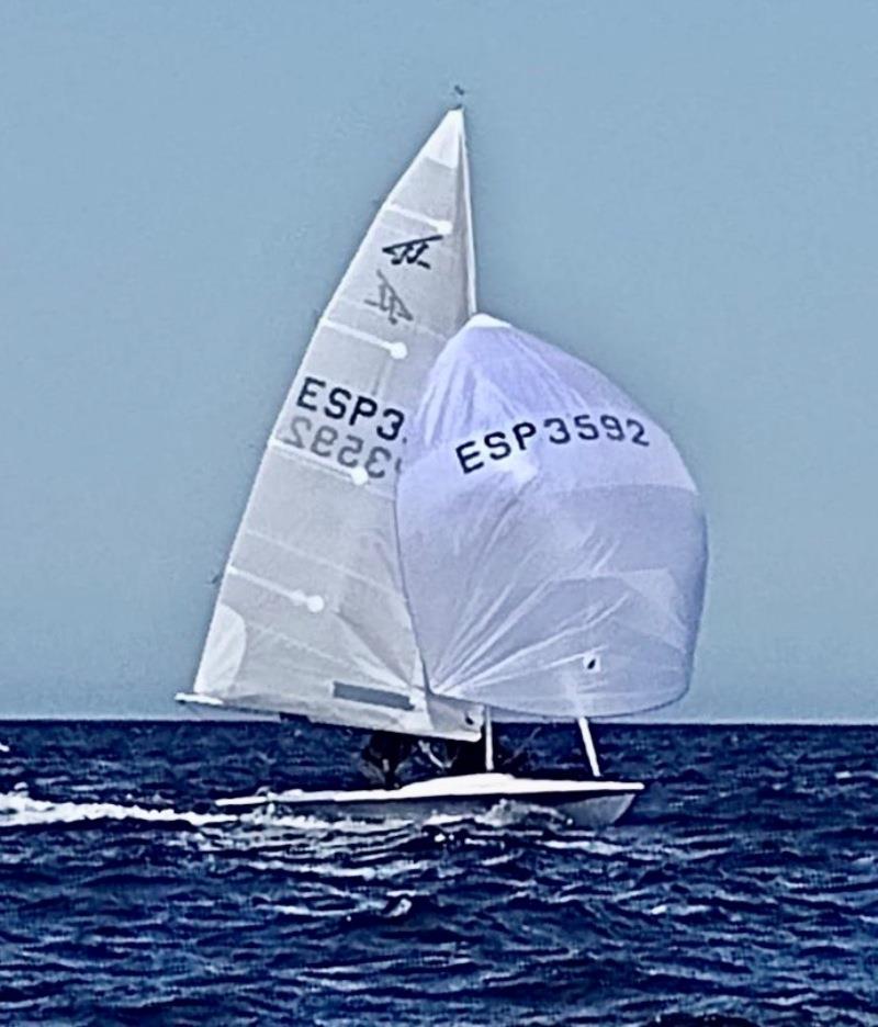 Patrick and Vincent Harris - 2022 Flying Fifteen Balearic Championship photo copyright RCNPP taken at Reial Club Nàutic de Port de Pollença and featuring the Flying Fifteen class