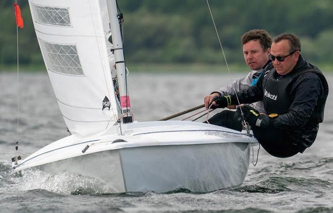 Graham Vials and Chris Turner photo copyright Neil Ross taken at Hayling Island Sailing Club and featuring the Flying Fifteen class