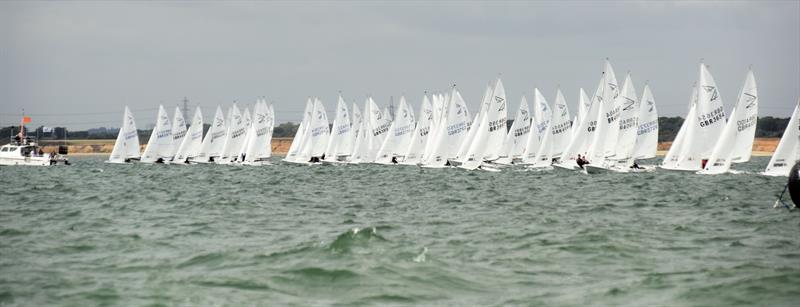 Flying Fifteen Europeans in Cowes photo copyright John Green taken at Cowes Corinthian Yacht Club and featuring the Flying Fifteen class