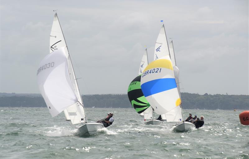 Flying Fifteen Europeans in Cowes photo copyright John Green taken at Cowes Corinthian Yacht Club and featuring the Flying Fifteen class