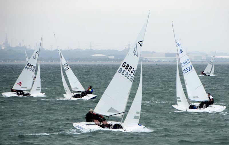 Flying Fifteen Europeans in Cowes day 4 photo copyright John Green taken at Cowes Corinthian Yacht Club and featuring the Flying Fifteen class