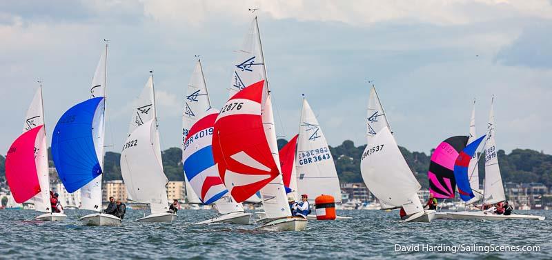 Bournemouth Digital Poole Week 2022 day 1 photo copyright David Harding / www.sailingscenes.com taken at Parkstone Yacht Club and featuring the Flying Fifteen class