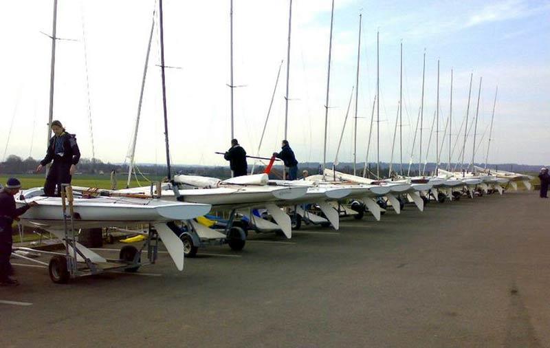 Flying Fifteens at Datchet Water - photo © Richard Jones