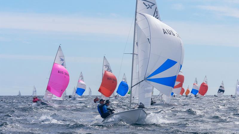 Flying 15 Australian Championship & Worlds Invitational Race 2023 photo copyright Lisa Smith taken at Royal Freshwater Bay Yacht Club and featuring the Flying Fifteen class