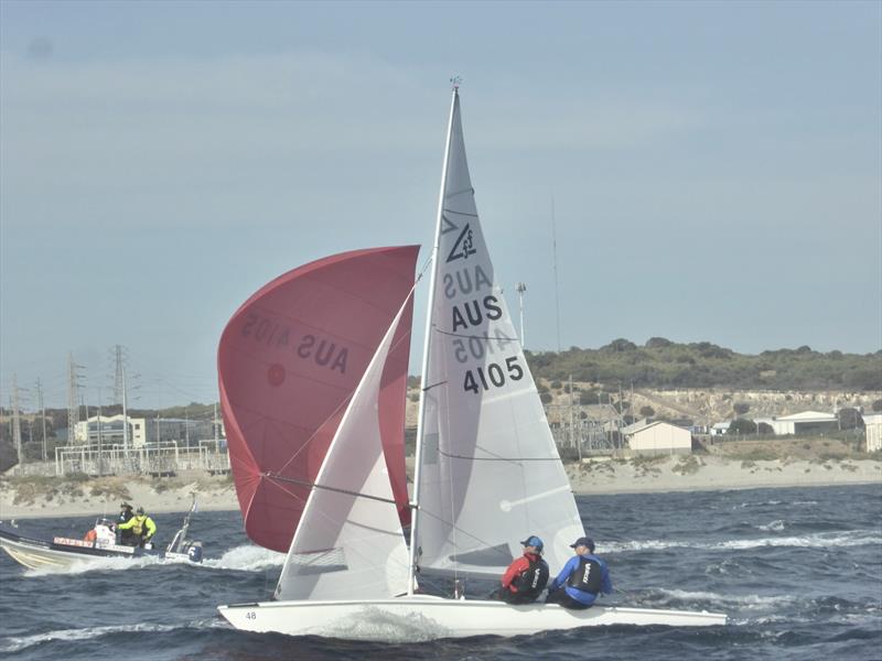 Nick Jerwood and Brad Sheridan on Flying 15 Australian Championship Day 1 - photo © Regatta Services