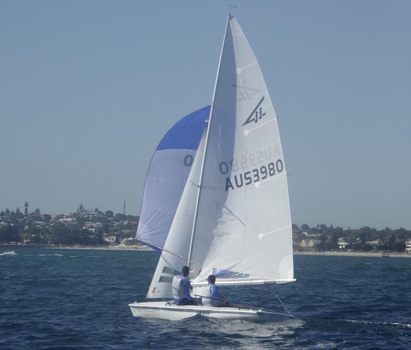 Gilmour & Donaldson on Flying 15 Australian Championship Day 3 photo copyright Regatta Services taken at Royal Freshwater Bay Yacht Club and featuring the Flying Fifteen class