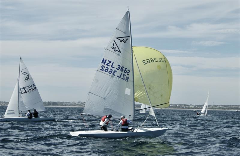 Flying 15 Worlds at Fremantle, West Australia day 4 photo copyright Regatta Services taken at Royal Freshwater Bay Yacht Club and featuring the Flying Fifteen class