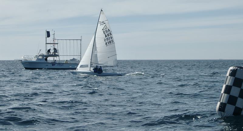 Race 7 winners Nick Jerwood & Brad Sheridan on Flying 15 Worlds at Fremantle, West Australia day 4 - photo © Regatta Services