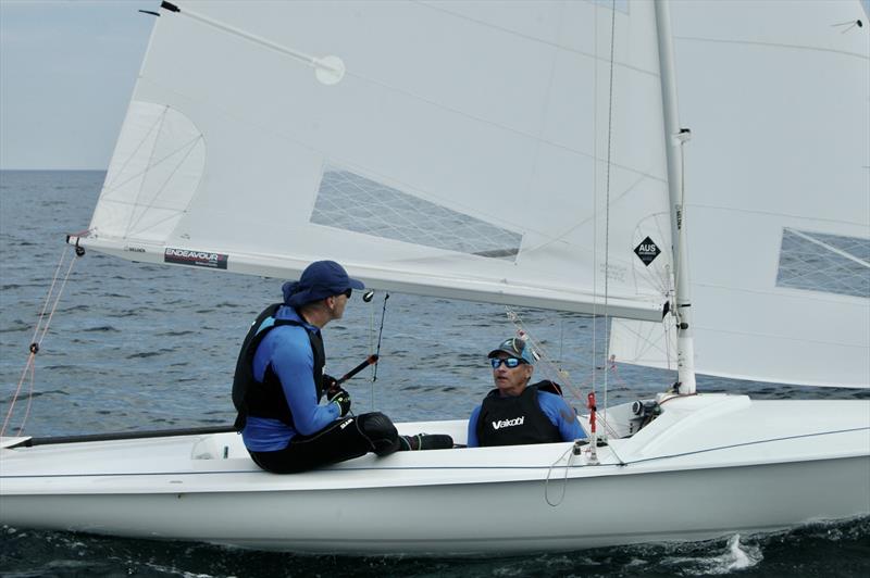 Nick Jerwood and Brad Sheridan (AUS) finish 2nd in the Flying 15 Worlds at Fremantle, West Australia photo copyright Regatta Services taken at Royal Freshwater Bay Yacht Club and featuring the Flying Fifteen class