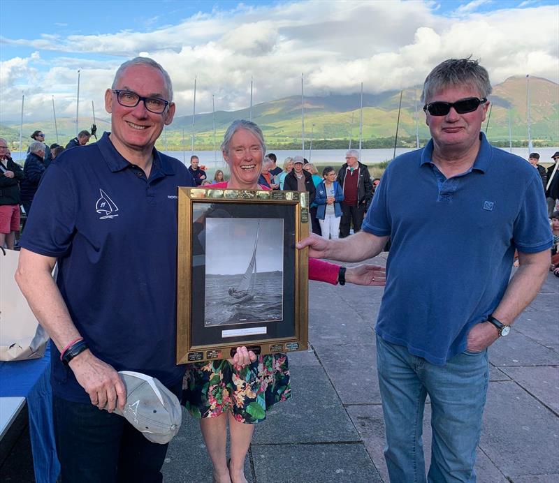 FF15 Classic National Champions Bryan Willis and John McPeake during Craftinsure Bass Week 2023 photo copyright William Carruthers taken at Bassenthwaite Sailing Club and featuring the Flying Fifteen class