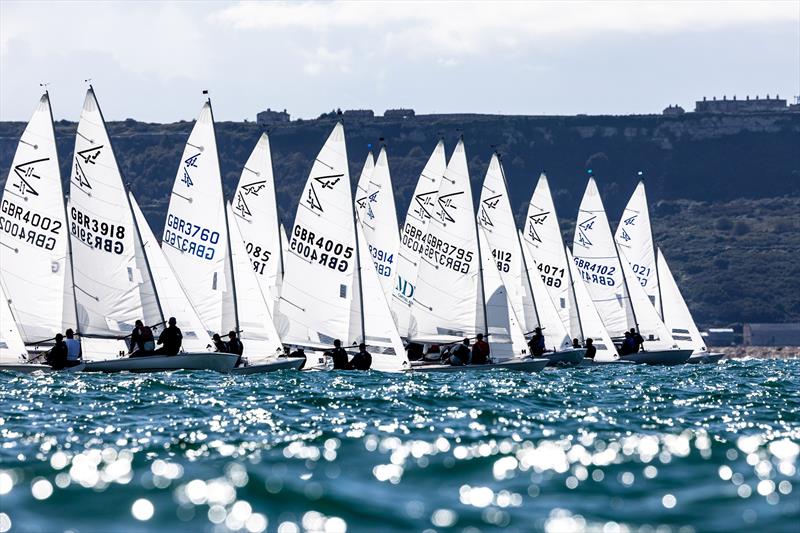 UK Global Flying Fifteen Nationals at the WPNSA Day 2 photo copyright Phil Jackson / Digital Sailing taken at Weymouth & Portland Sailing Academy and featuring the Flying Fifteen class