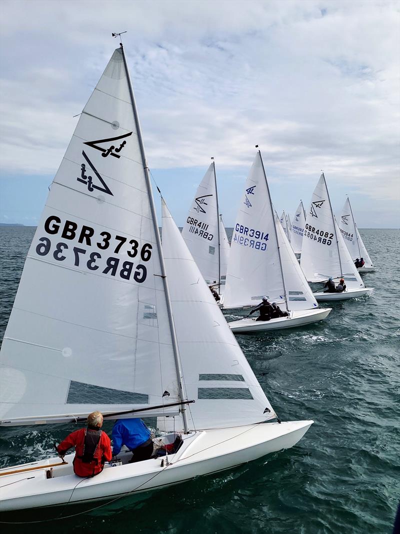 UK Global Flying Fifteen Nationals at the WPNSA Day 3 photo copyright Christina Moncur taken at Weymouth & Portland Sailing Academy and featuring the Flying Fifteen class