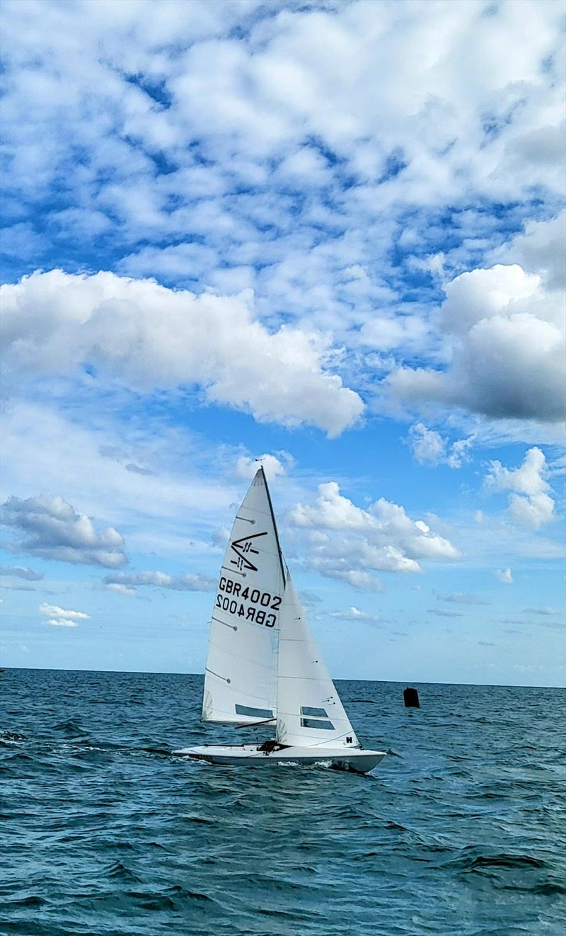 UK Global Flying Fifteen Nationals at the WPNSA Day 3 photo copyright Christina Moncur taken at Weymouth & Portland Sailing Academy and featuring the Flying Fifteen class