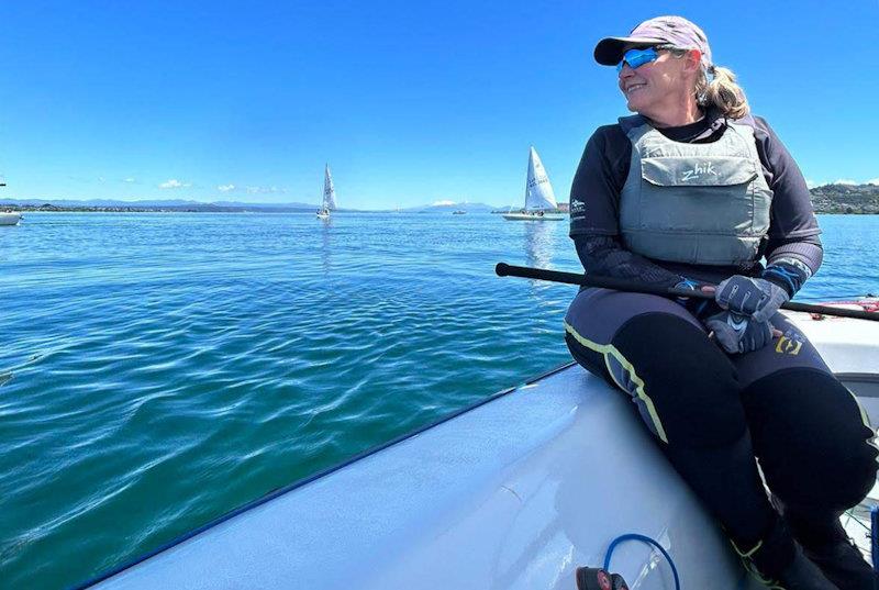 Flying Fifteen New Zealand National Championship at Lake Taupo photo copyright Sally Garrett taken at Lake Taupo Yacht Club and featuring the Flying Fifteen class