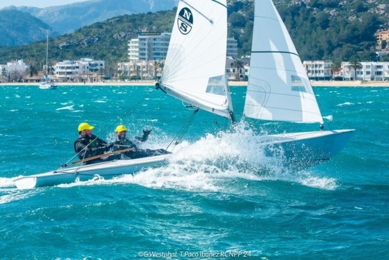 Flying 15 Spanish (Balearic) National Championship photo copyright G.Westphal. T.Paco Ibanez / RCNPP24 taken at Real Club Nautic Port de Pollenca and featuring the Flying Fifteen class