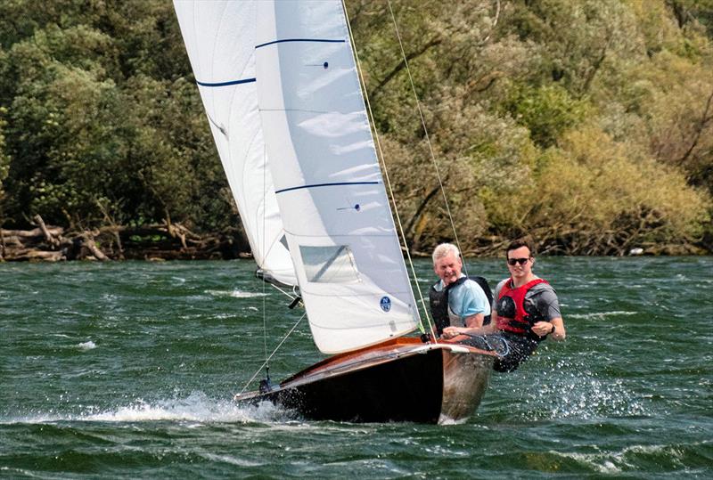 From Scotland, the beautifully preserved 485 sailed by Graham and Alasdair Sharp - Flying Fifteen Southern Travellers at Middle Nene photo copyright David Livingstone taken at Middle Nene Sailing Club and featuring the Flying Fifteen class