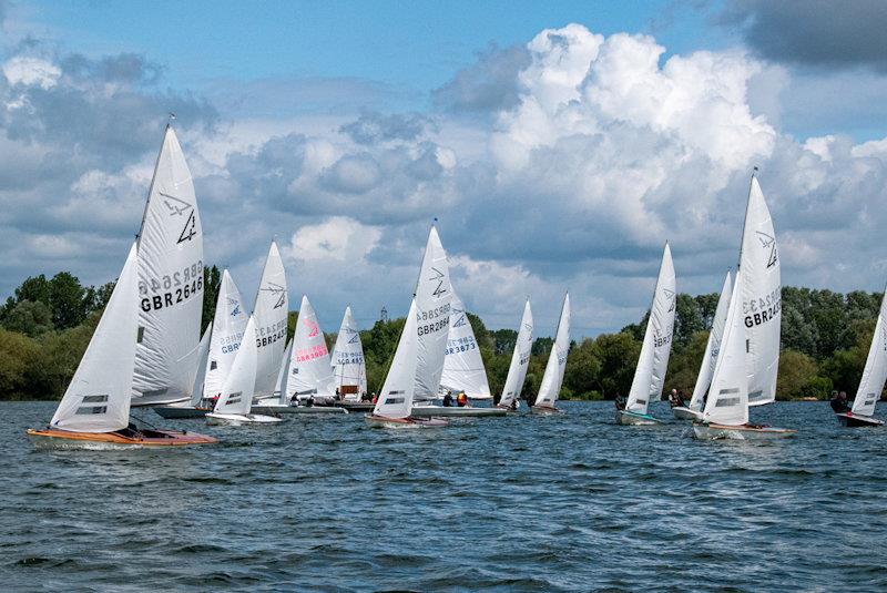 16 boats were at the start of race 1 - Flying Fifteen Southern Travellers at Middle Nene photo copyright David Livingstone taken at Middle Nene Sailing Club and featuring the Flying Fifteen class