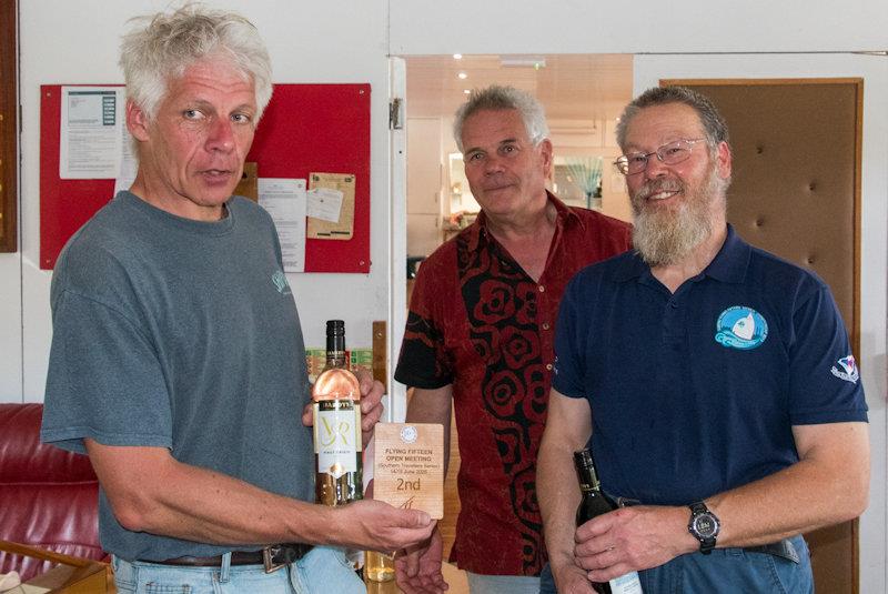 Second overall was Jeremy Arnold and Richard Hope (with Commodore Peter McCallum) - Flying Fifteen Southern Travellers at Middle Nene photo copyright David Livingstone taken at Middle Nene Sailing Club and featuring the Flying Fifteen class