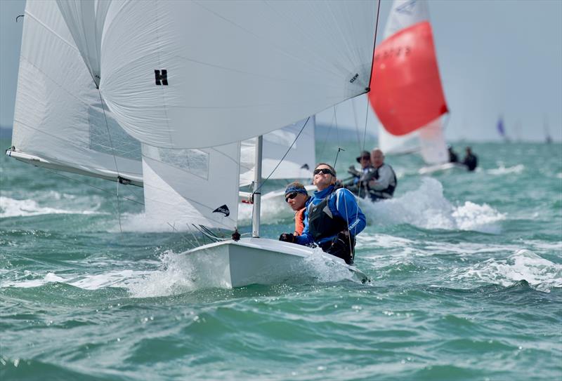 Ladies Day (Tuesday) at Cowes Week 2025 photo copyright Tom Hicks / www.solentaction.com taken at Cowes Combined Clubs and featuring the Flying Fifteen class