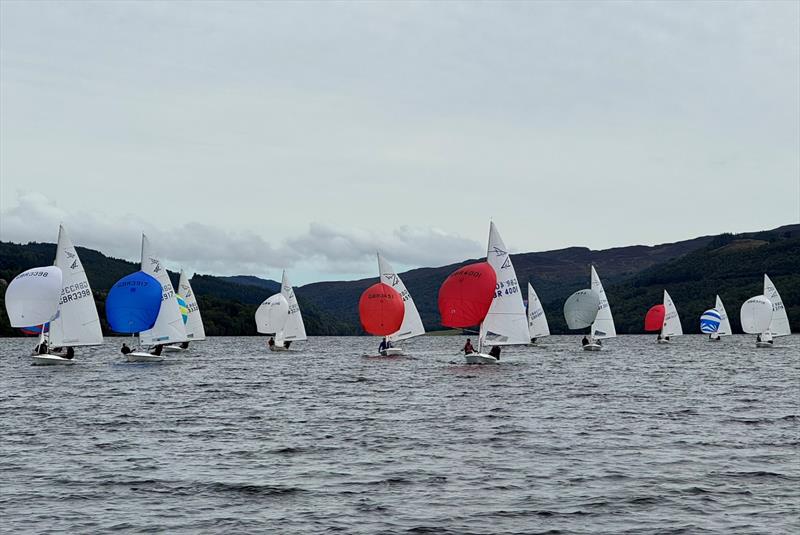 Flying Fifteen Scottish Championship at Loch Tummel photo copyright Graham Logan taken at Loch Tummel Sailing Club and featuring the Flying Fifteen class
