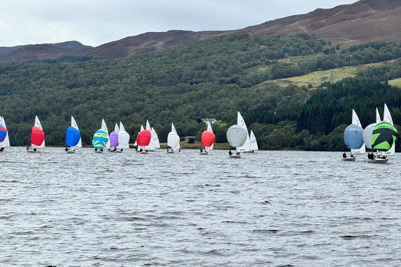 Flying Fifteen Scottish Championship at Loch Tummel photo copyright Graham Logan taken at Loch Tummel Sailing Club and featuring the Flying Fifteen class