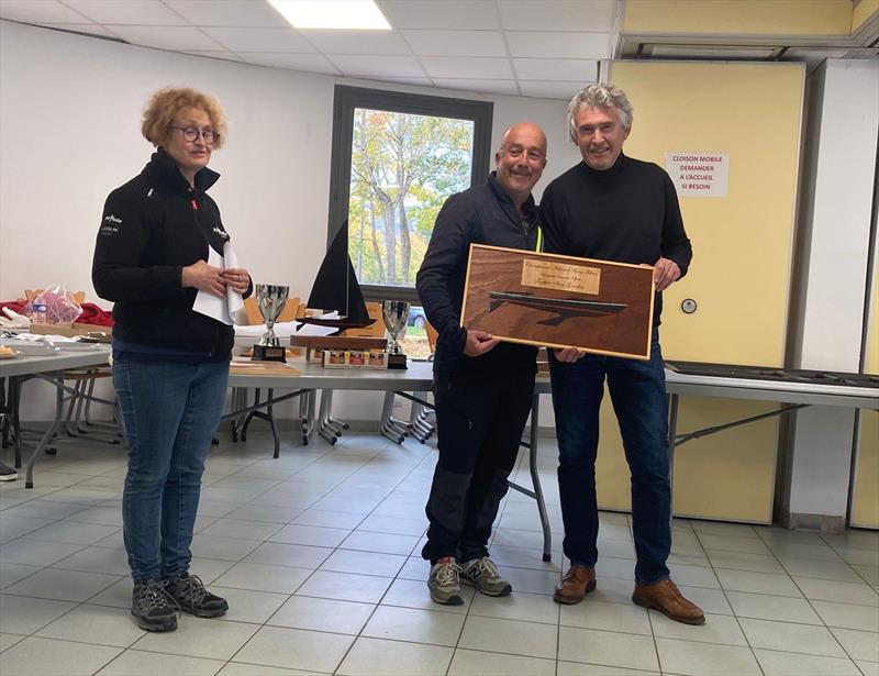 2025 French Flying 15 National Championship prize giving photo copyright Michel Pelegrin taken at  and featuring the Flying Fifteen class