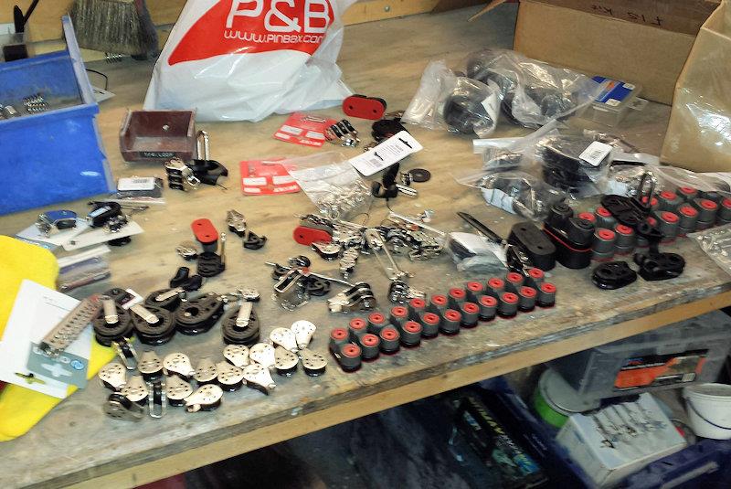 GBR4148 - Fittings awaiting fitting - photo © Simon Patterson