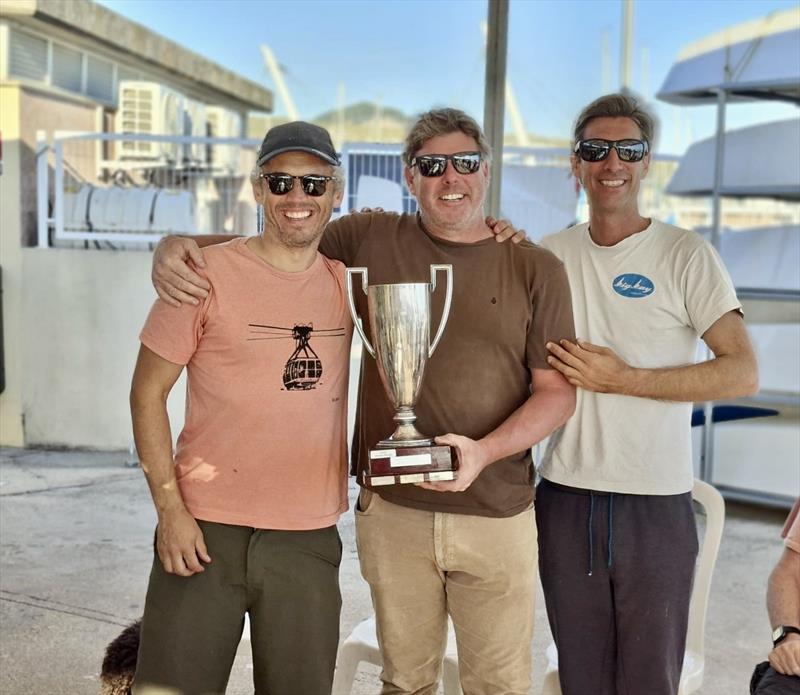Victor Perez & Mark Branagh win the Flying Fifteen Spanish Championships 2026 photo copyright Scott Walker taken at Reial Club Nàutic de Port de Pollença and featuring the Flying Fifteen class