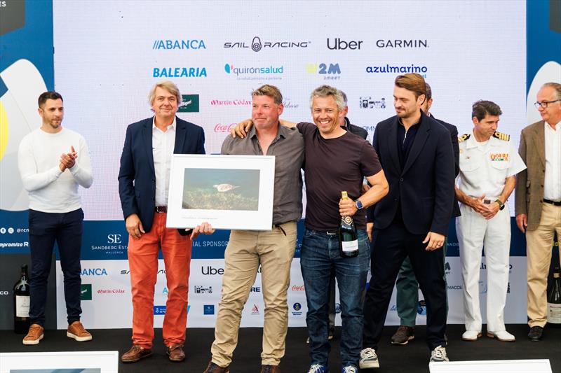 Femme Fatale wins the Flying Fifteen class - Sandberg PalmaVela Prize Giving photo copyright Nico Martínez / Sandberg PalmaVela taken at Real Club Náutico de Palma and featuring the Flying Fifteen class