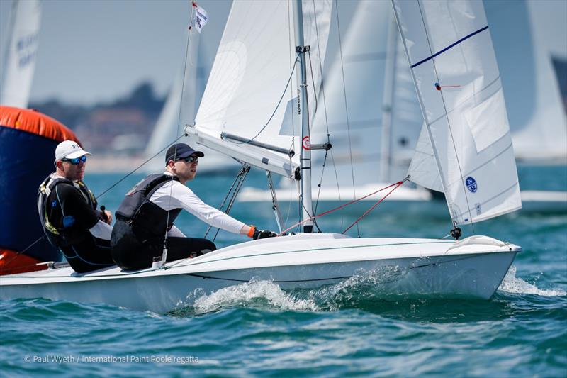 Flying 15, GBR 4114, on Sunday at the International Paint Poole Regatta 2026 photo copyright Paul Wyeth / www.pwpictures.com taken at Parkstone Yacht Club and featuring the Flying Fifteen class
