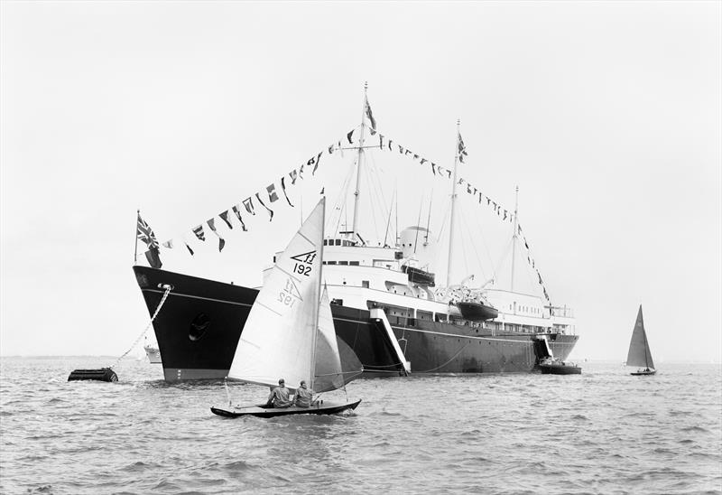 Britannia and Coweslip during Cowes Week 1960 - photo © Cowes Week